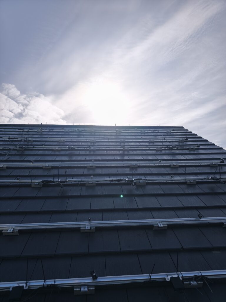 Trägerkonstruktion für eine Große Photovoltaik Inselanalge