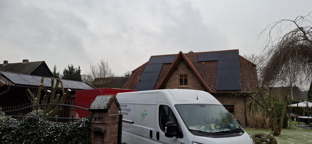 Photovoltaikanlage auf einem Schrägdach
